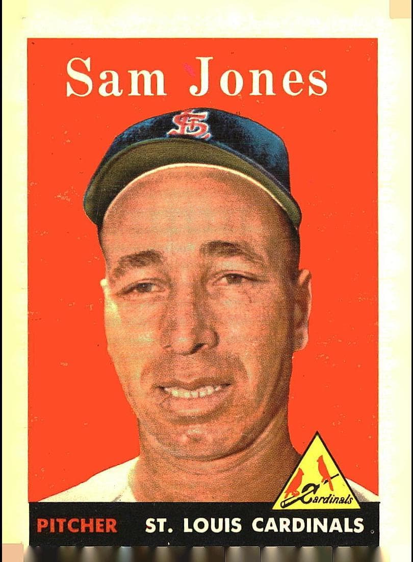 Sam Jones 1958 topps Topps