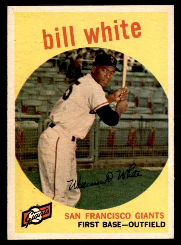 Bill White 1959 topps Topps