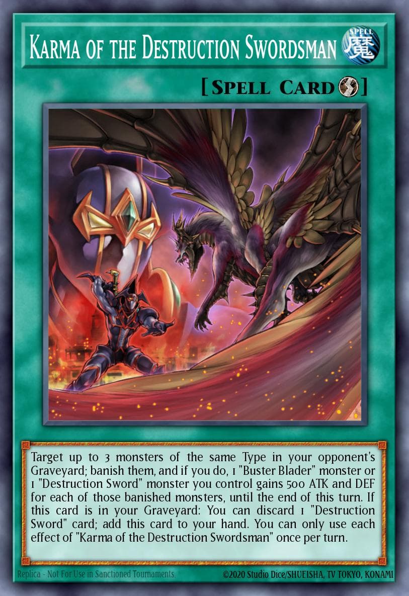 Karma of the Destruction Swordsman #MP16-EN216