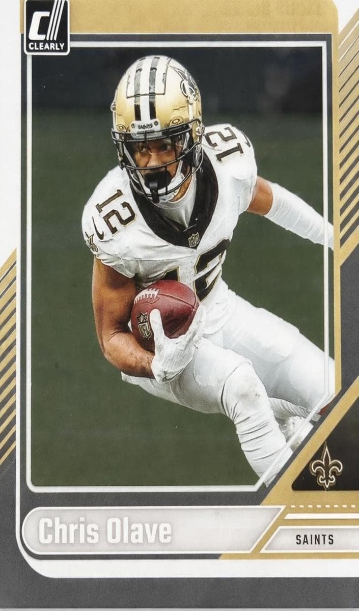 Chris Olave 2024 panini Clearly Donruss
