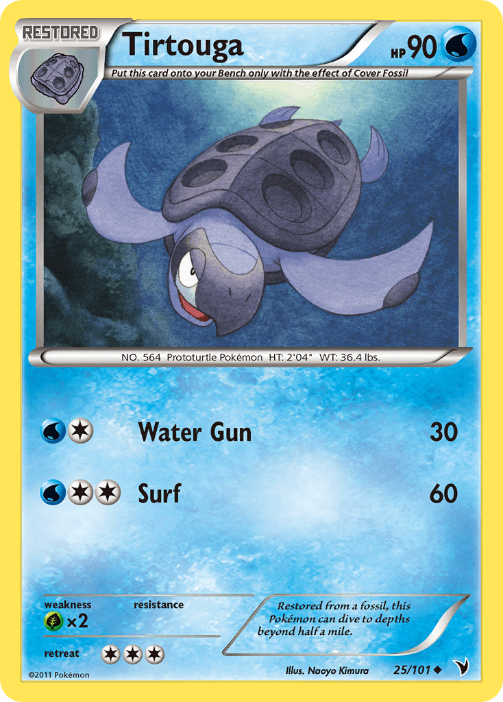 Tirtouga 2011 Pokemon Noble Victories