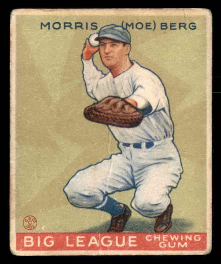 Morris “Moe” Berg 1933 unknown Goudey