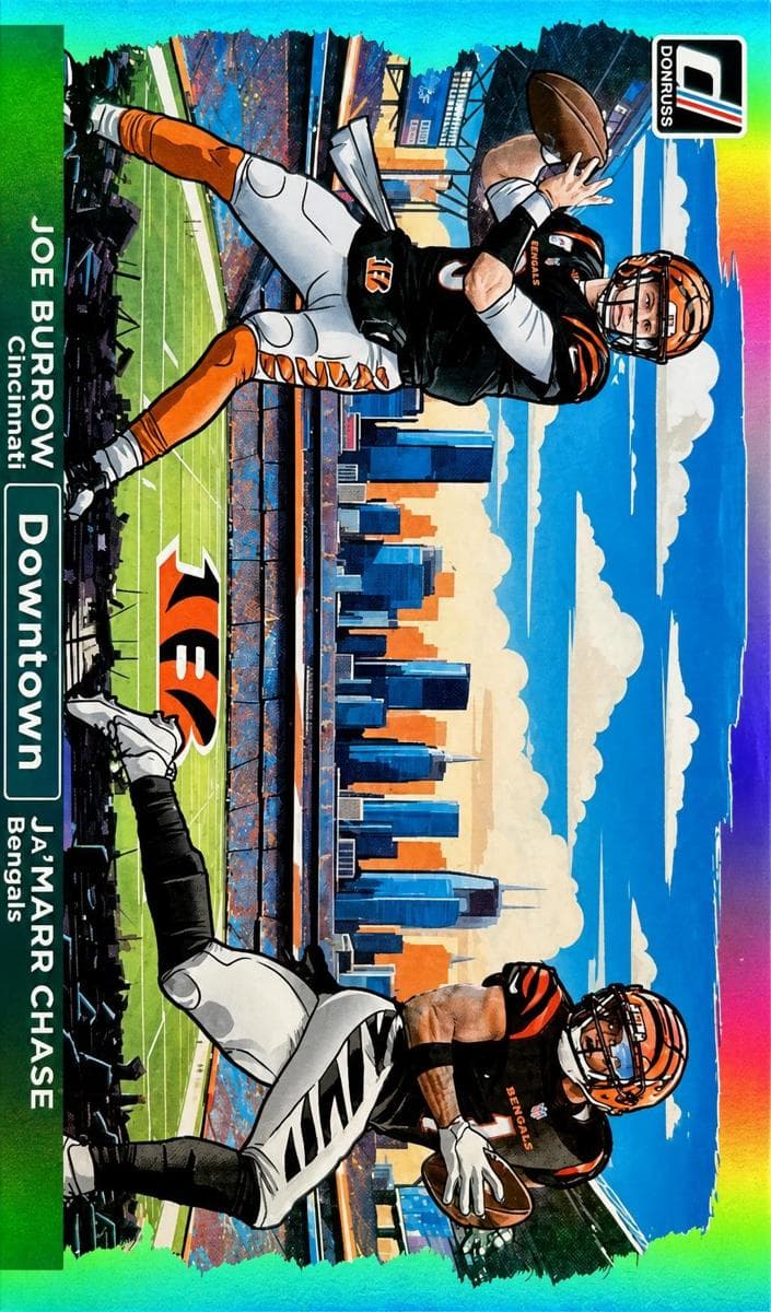 Ja'Marr Chase / Joe Burrow 2024 panini Donruss