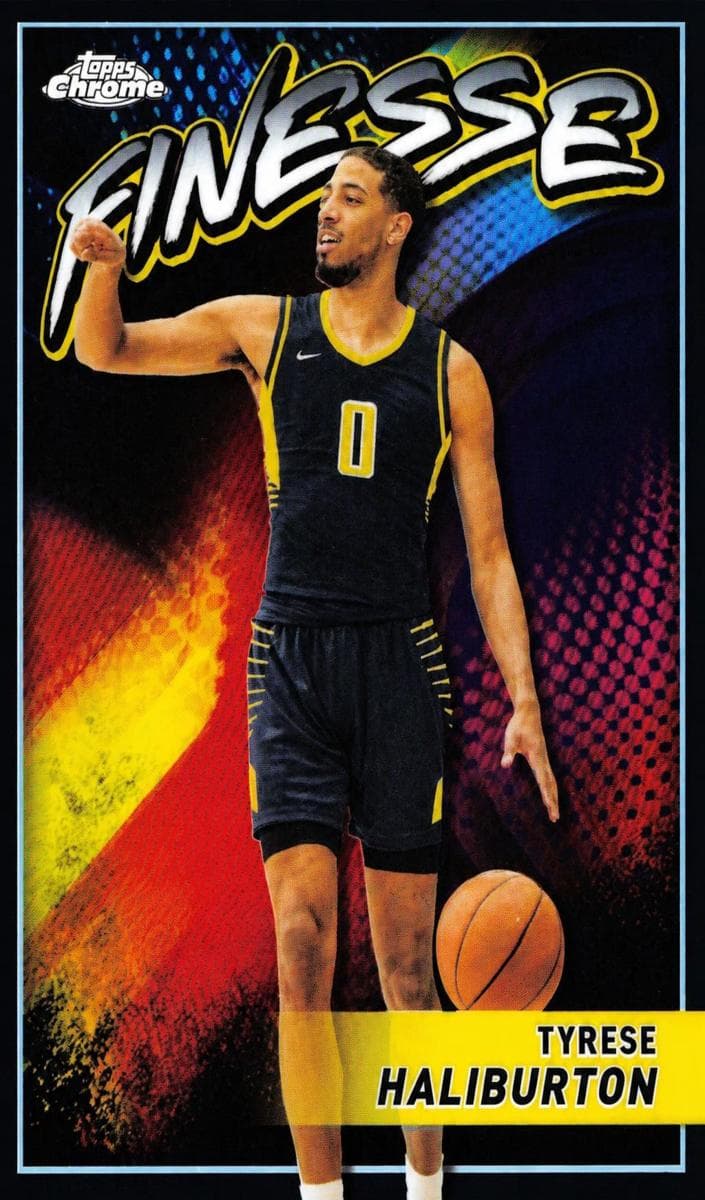 Tyrese Haliburton 2023 topps Topps Chrome