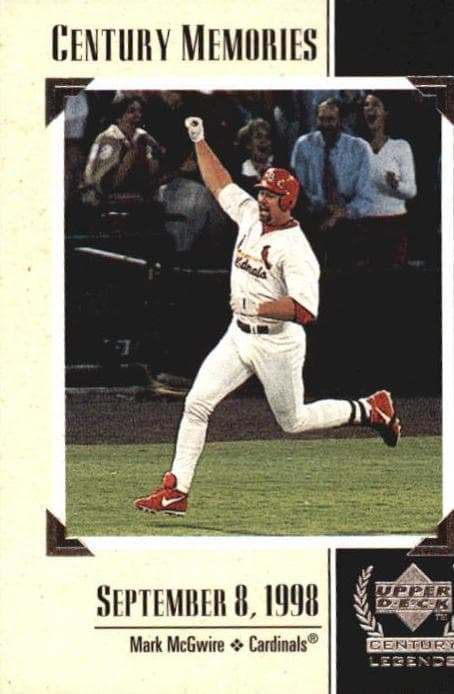 Mark McGwire CM 1999 upper-deck Upper Deck Century Legends