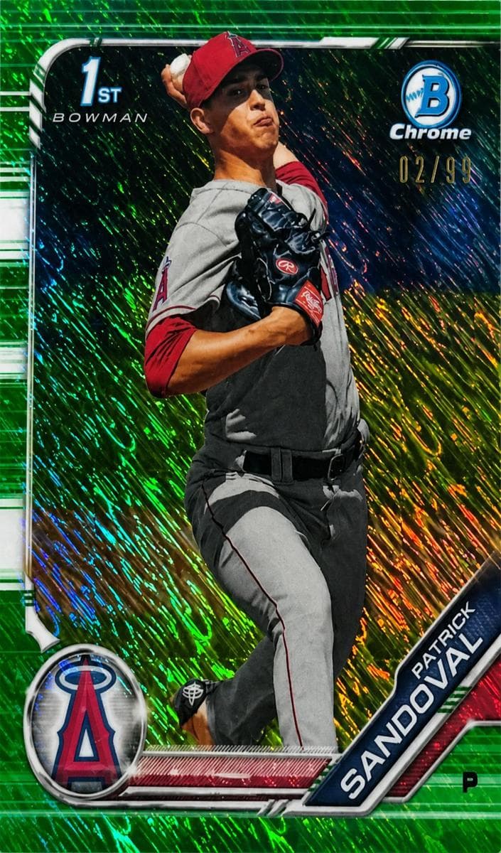 Patrick Sandoval 2019 bowman Bowman Chrome
