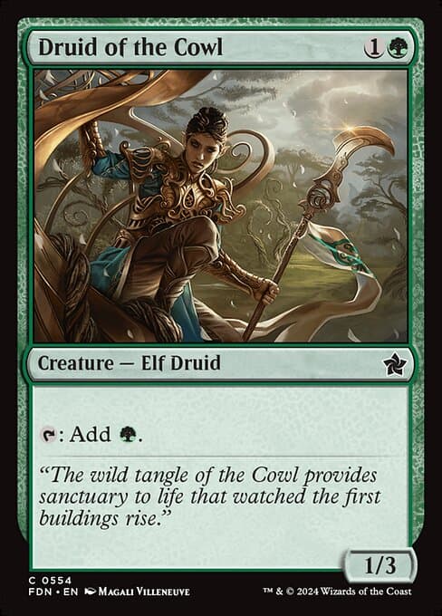 Druid of the Cowl 2024 Magic: The Gathering Foundations
