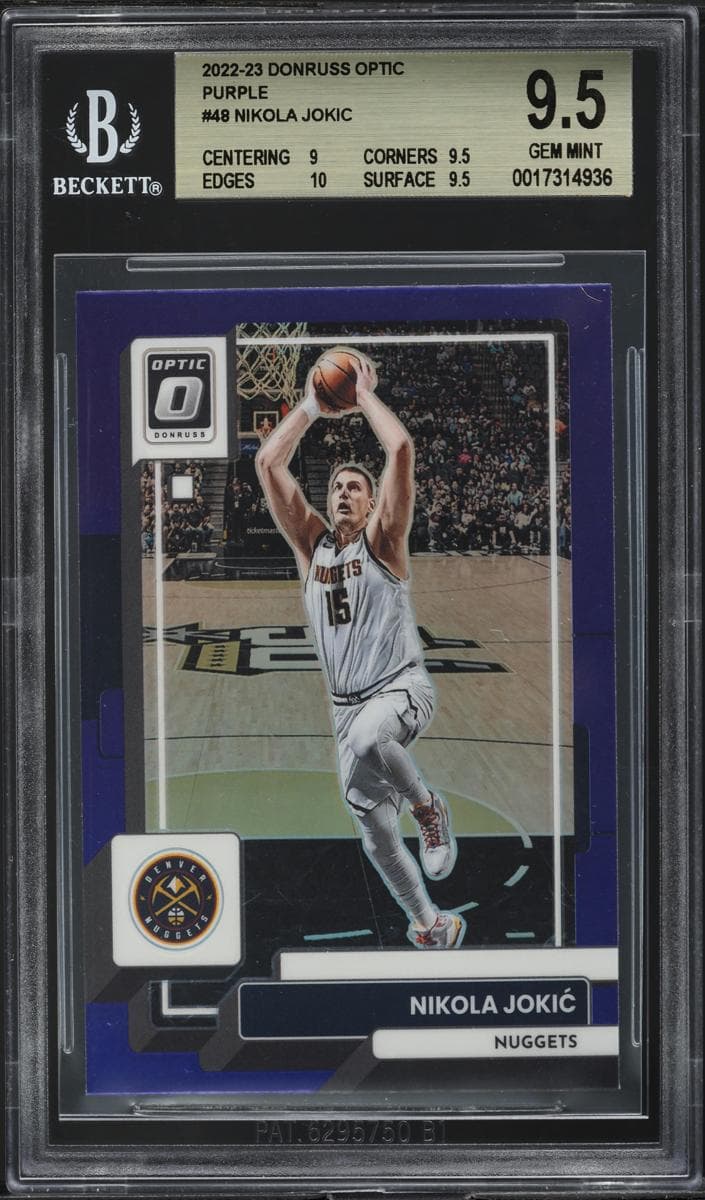 Nikola Jokic 2022 panini Donruss Optic