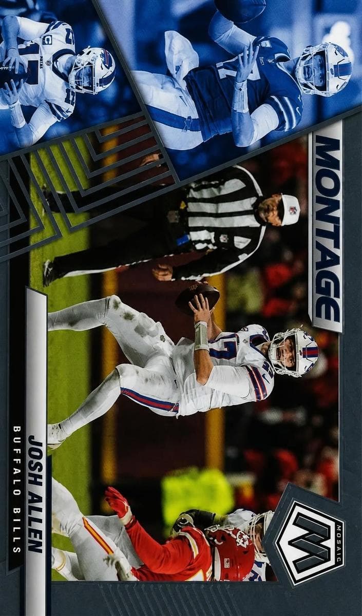Josh Allen 2022 panini Panini Mosaic