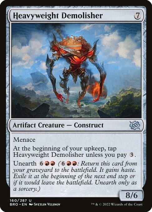 Heavyweight Demolisher 2022 Magic: The Gathering Brother's War