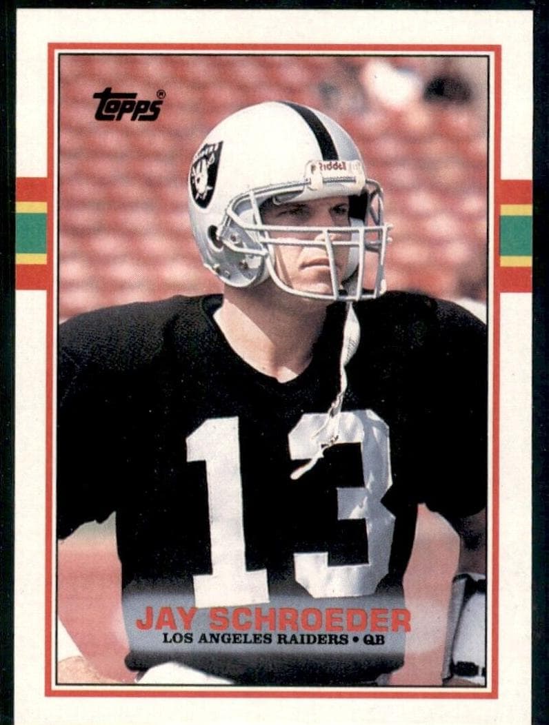 Jay Schroeder trading card