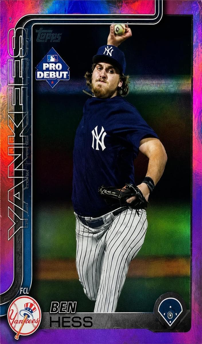 Ben Hess 2025 topps Topps Pro Debut