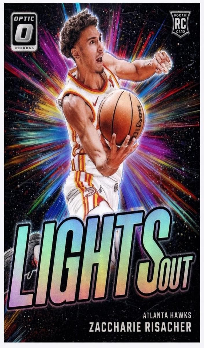 Zaccharie Risacher 2024 panini Donruss Optic