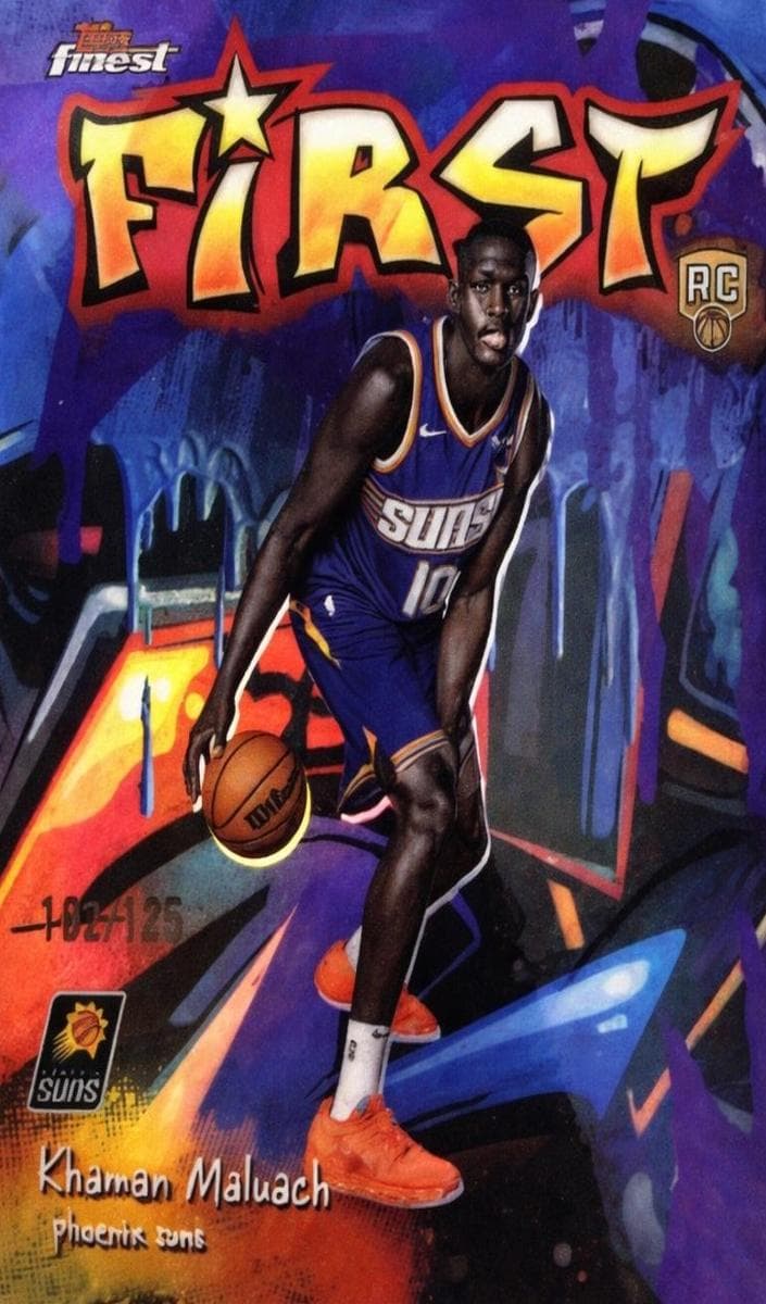 Khaman Maluach 2025 topps Topps Finest