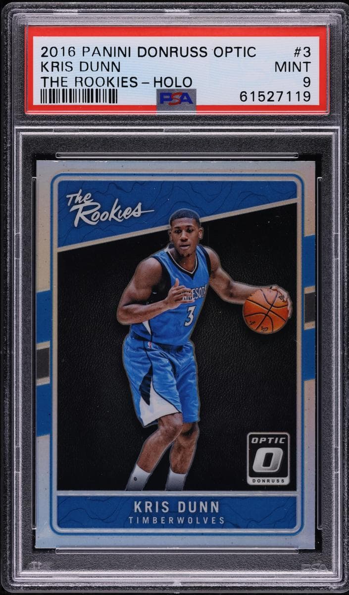 Kris Dunn 2016 panini Donruss Optic