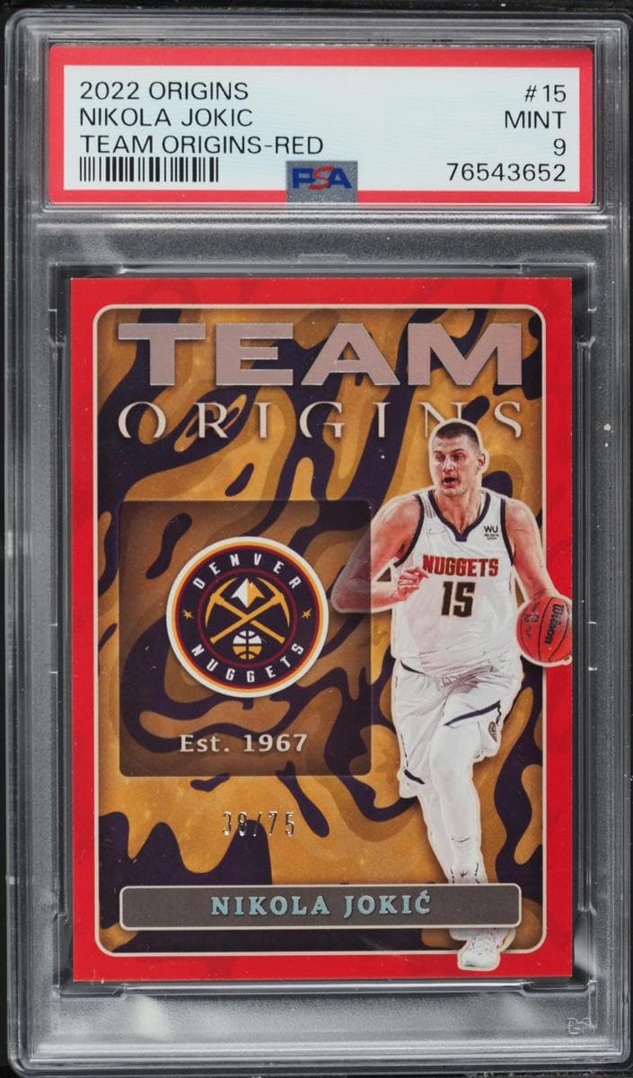 Nikola Jokic 2022 panini Panini Origins