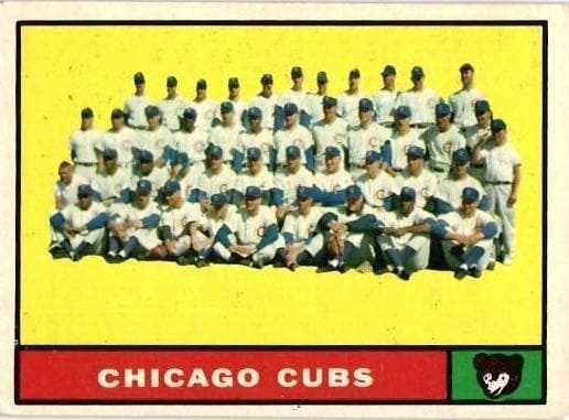 Chicago Cubs 1961 topps Topps