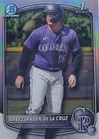 Alessander De La Cruz 2025 bowman Bowman Chrome