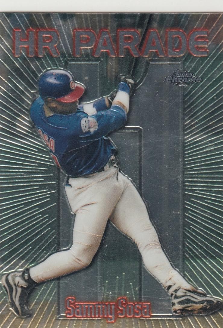 Sammy Sosa 1999 topps Topps Chrome