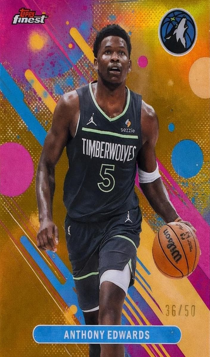 Anthony Edwards 2025 topps Topps Finest