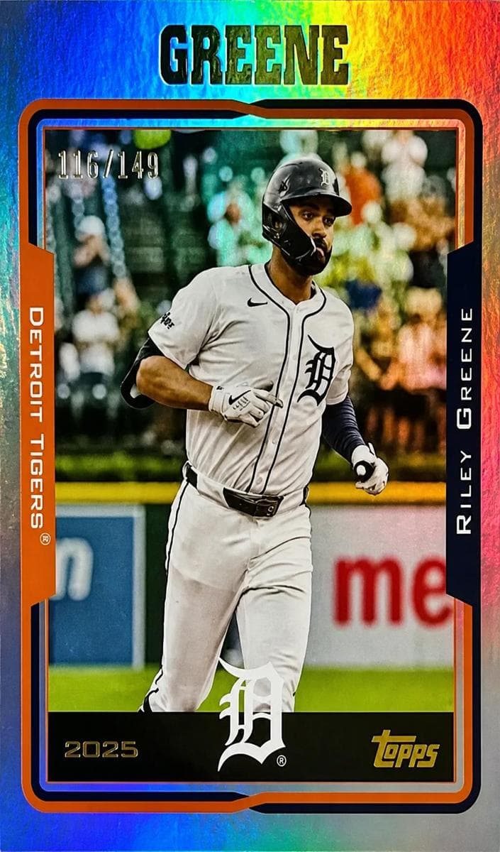 Riley Greene 2025 topps Topps Archives