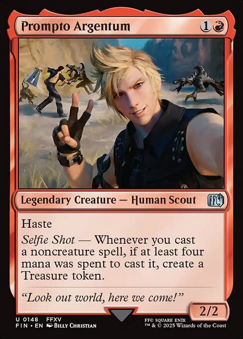 Prompto Argentum 2025 Magic: The Gathering Final Fantasy