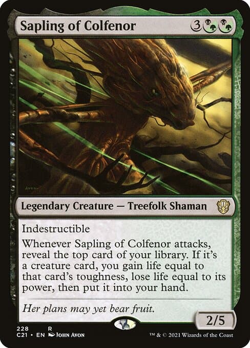 Sapling of Colfenor 2021 Magic: The Gathering