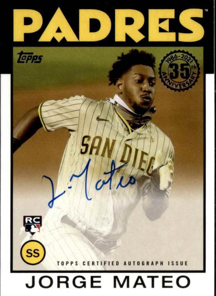 Jorge Mateo 2021 topps Topps
