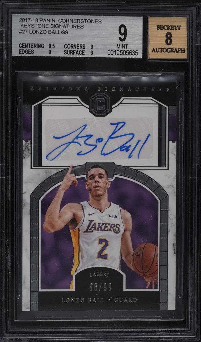 Lonzo Ball 2017 panini
