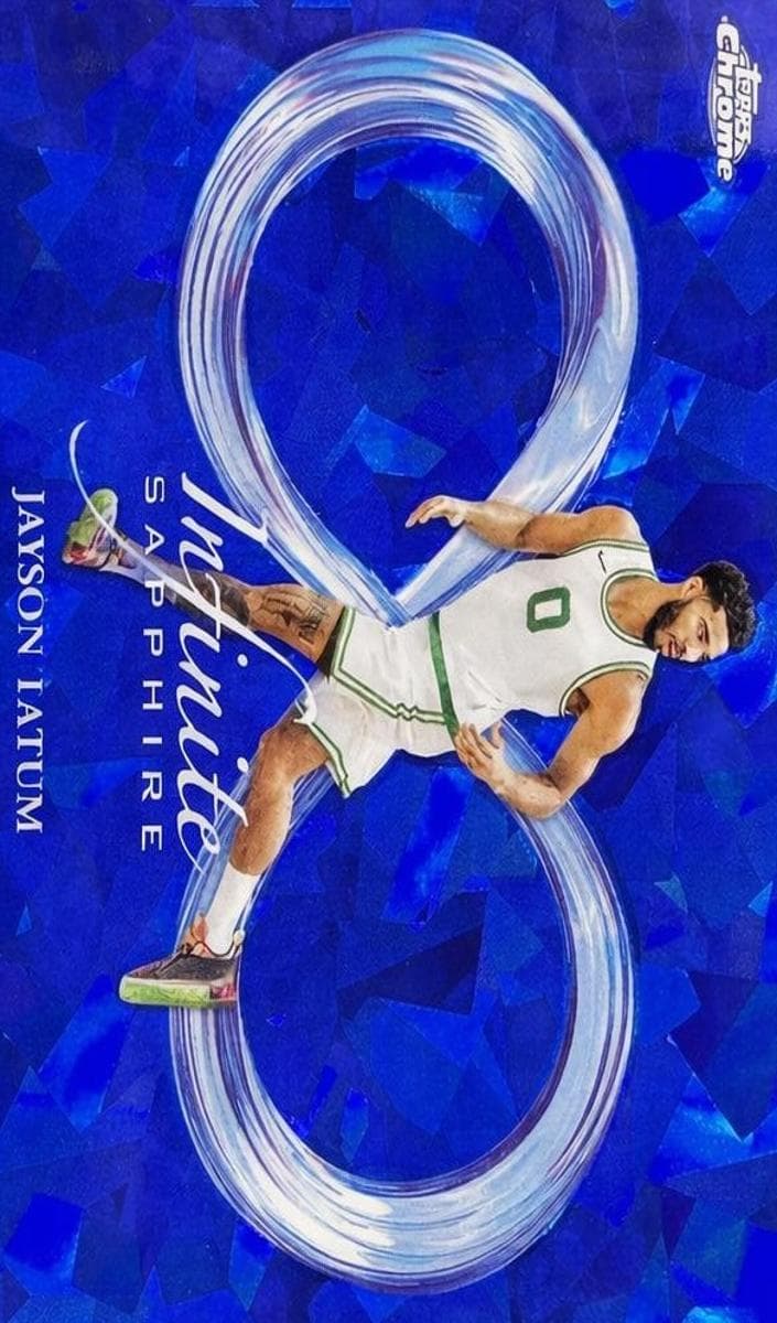 Jayson Tatum 2023 topps Topps Chrome Sapphire Edition