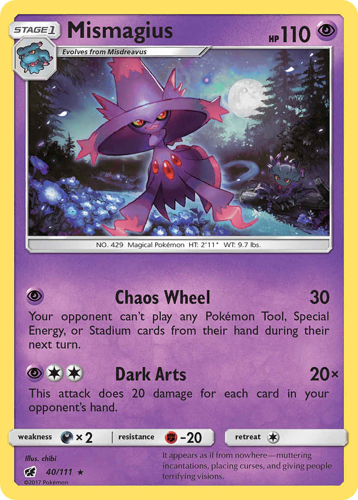 Mismagius 2017 Pokemon Crimson Invasion