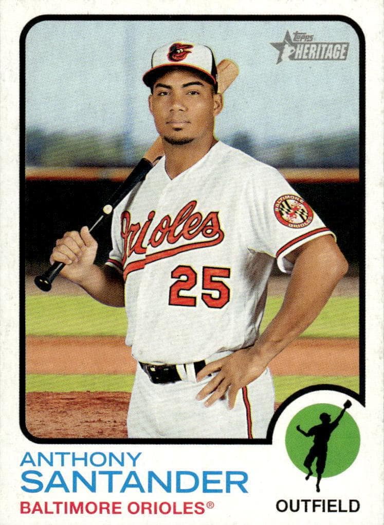 Anthony Santander 2022 topps Topps Heritage