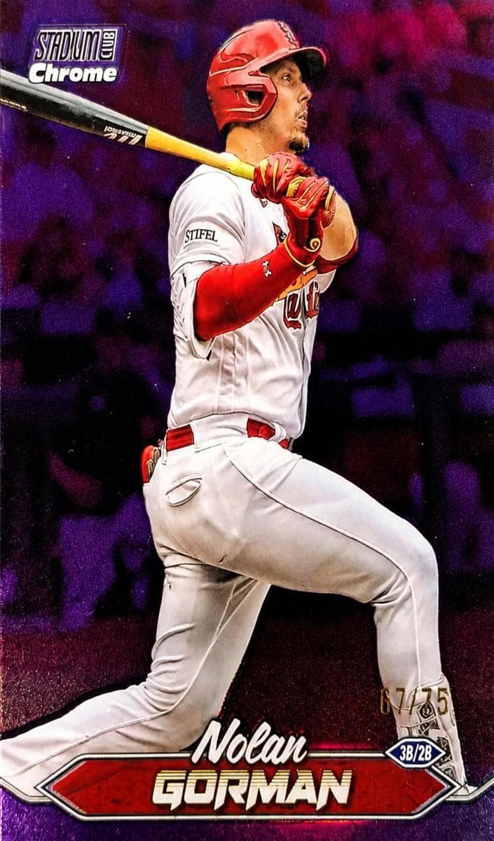 Nolan Gorman 2024 topps Stadium Club