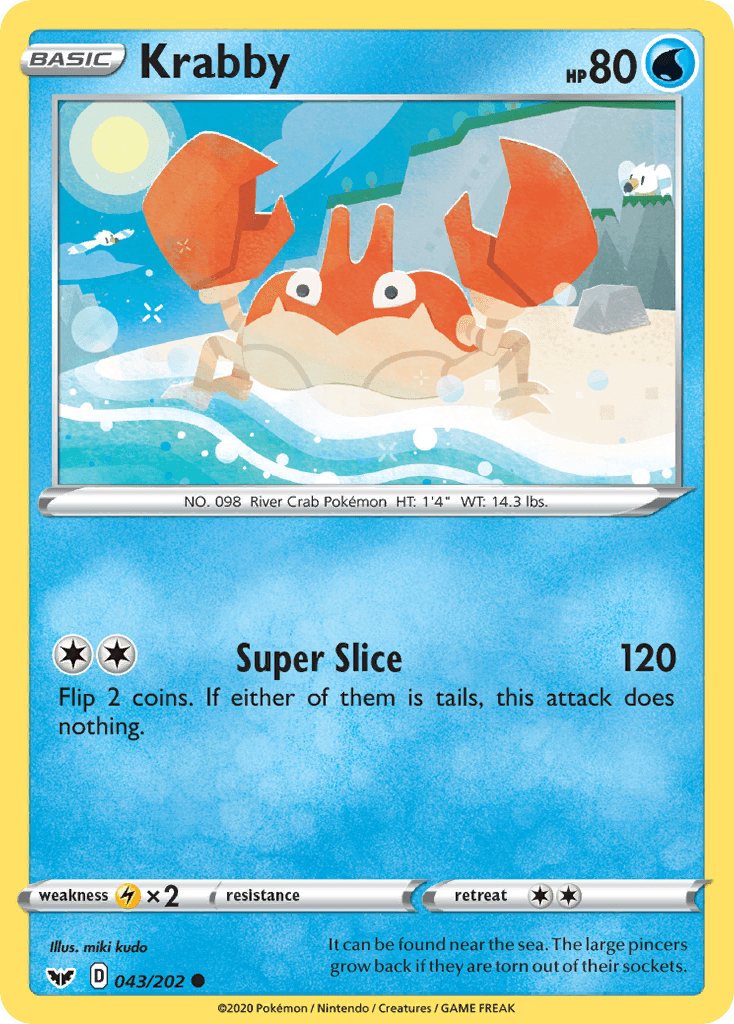 Krabby 2020 Pokemon