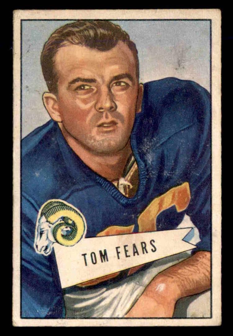 Tom Fears 1952 bowman Bowman Small