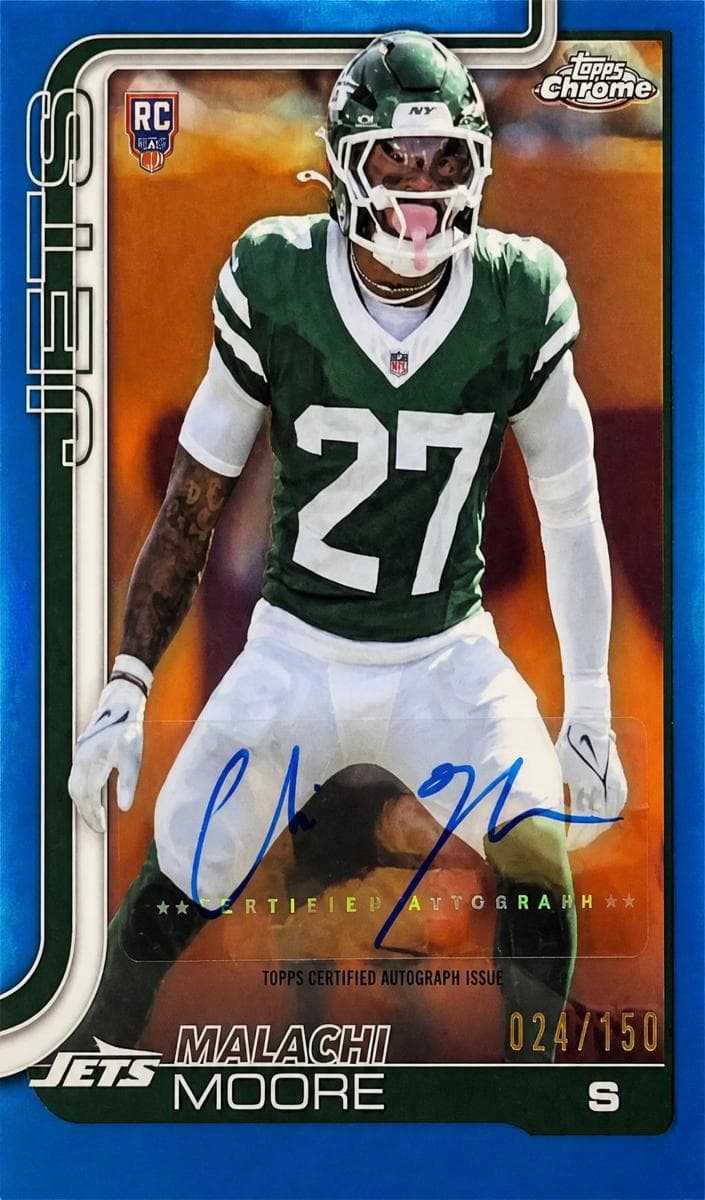 Malachi Moore trading card