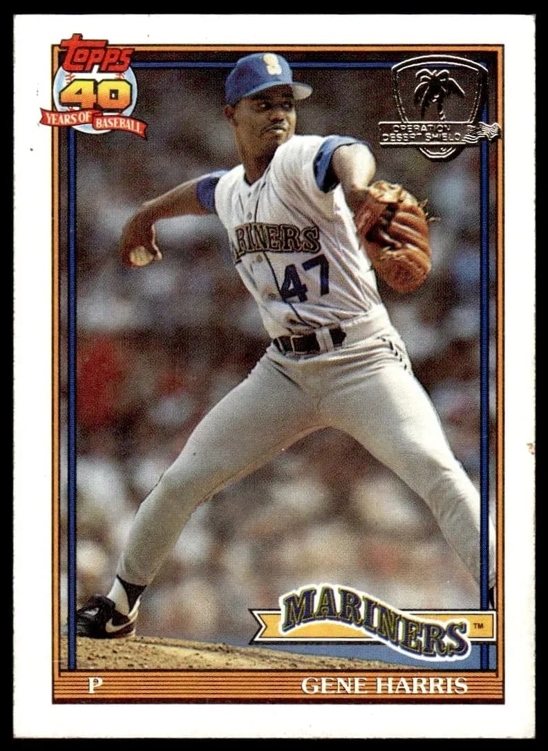 Gene Harris 1991 topps Topps