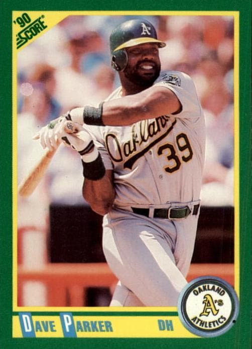 Dave Parker 1990 panini Score