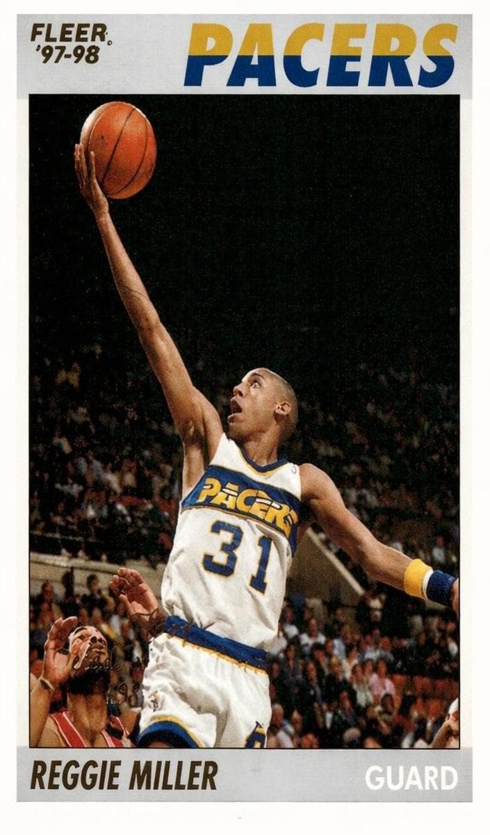 Reggie Miller 1997 fleer Fleer