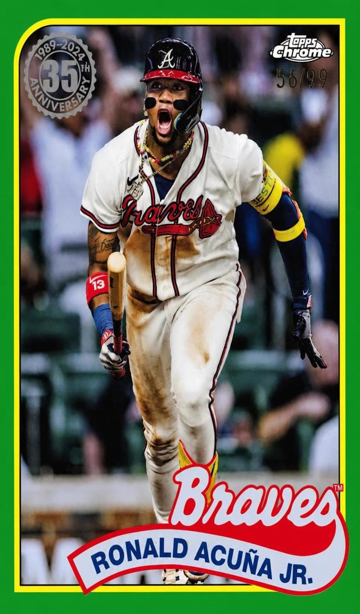 Ronald Acuña Jr. 2024 topps Topps Chrome