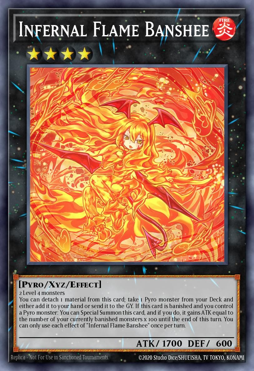 Infernal Flame Banshee 2024 Yu-Gi-Oh! 25th Anniversary Tin: Dueling Mirrors
