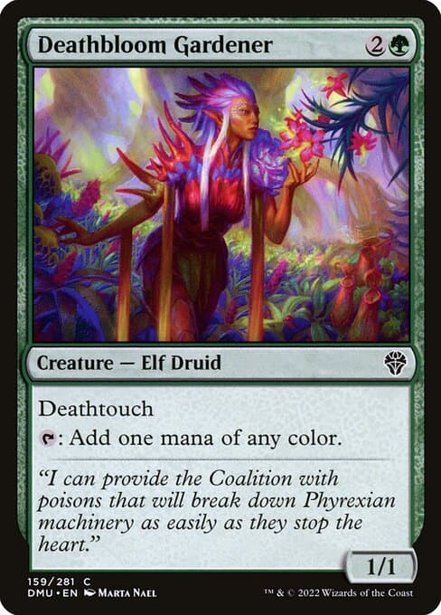 Deathbloom Gardener 2022 Magic: The Gathering Dominaria United