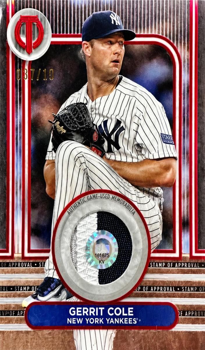 Gerrit Cole 2024 topps Topps Tribute