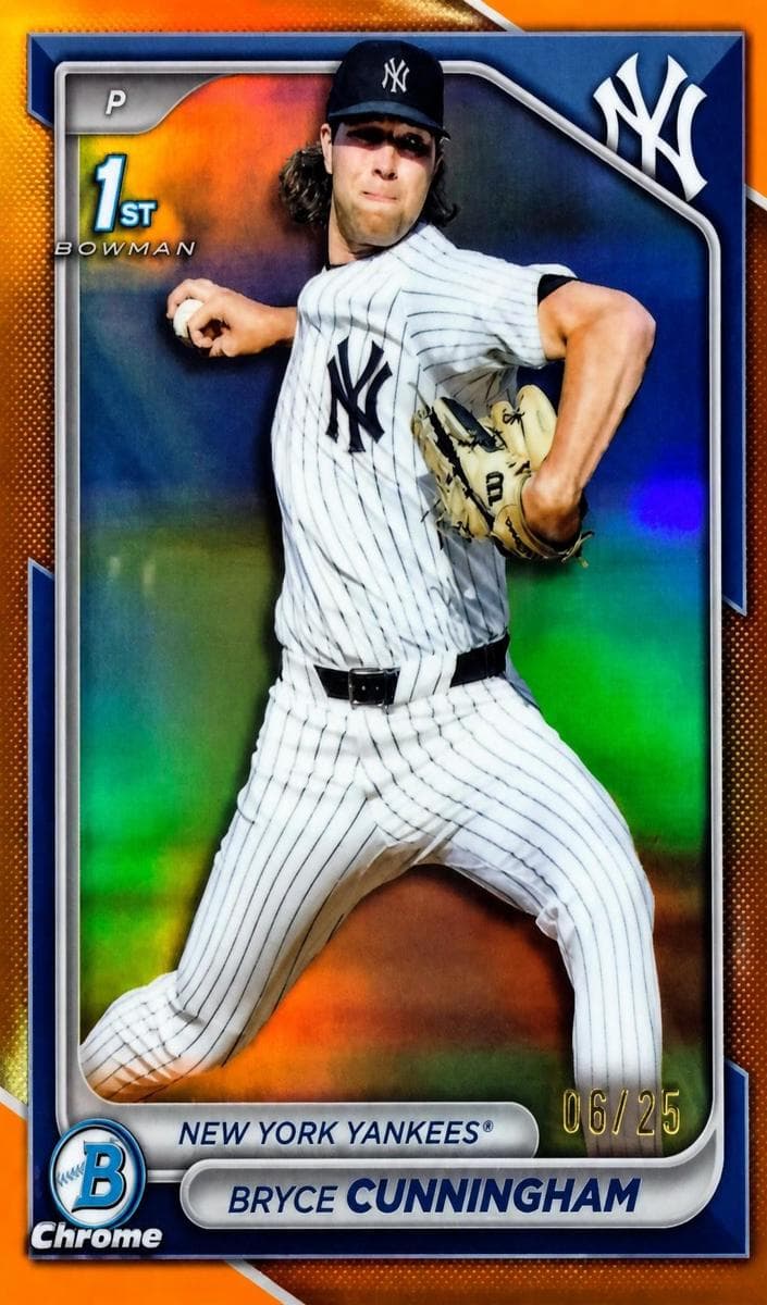 Bryce Cunningham 2024 bowman Bowman Draft Sapphire Edition