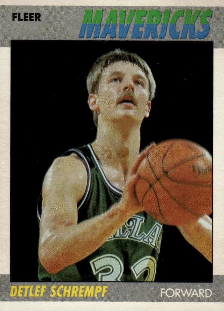 Detlef Schrempf trading card