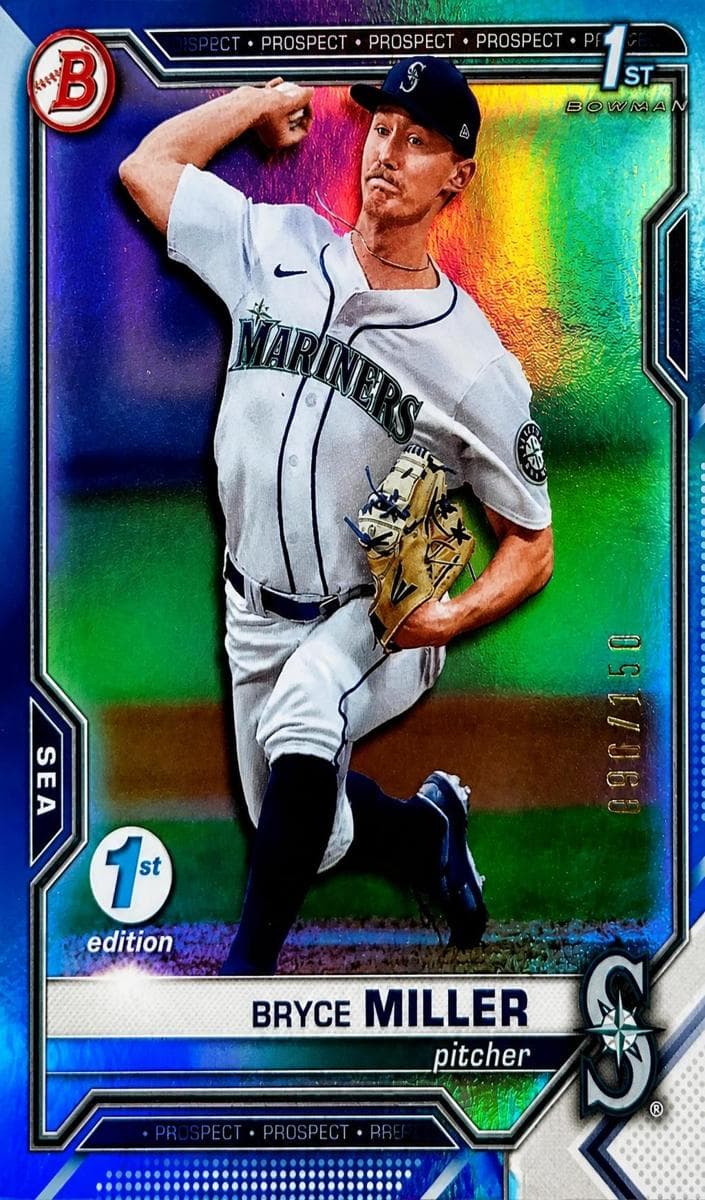 Bryce Miller 2021 bowman Bowman Draft