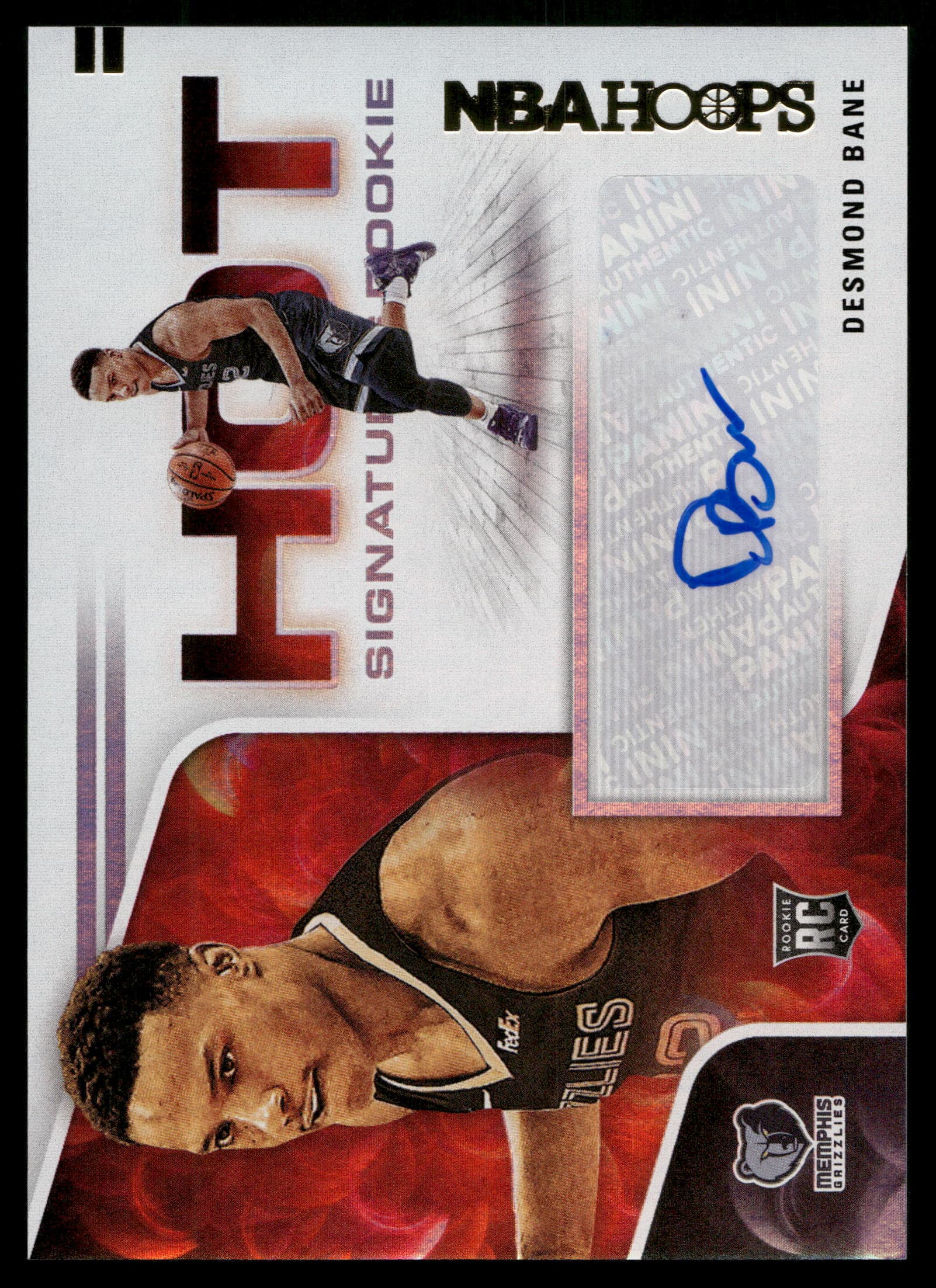 Desmond Bane 2020 panini Hoops