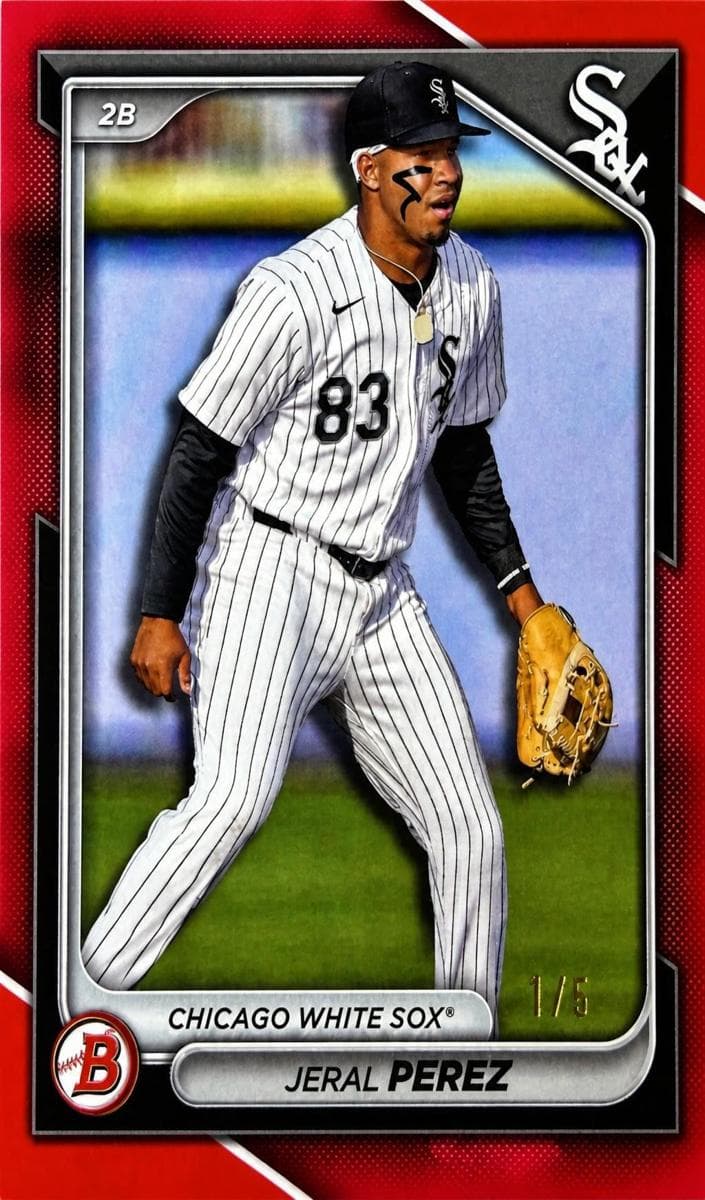 Jeral Perez 2024 bowman Bowman Draft