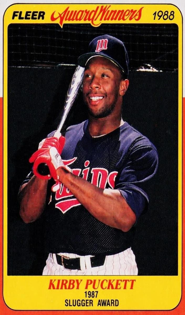 Kirby Puckett 1988 fleer