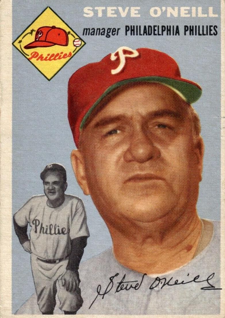Steve O'Neill 1954 topps Topps